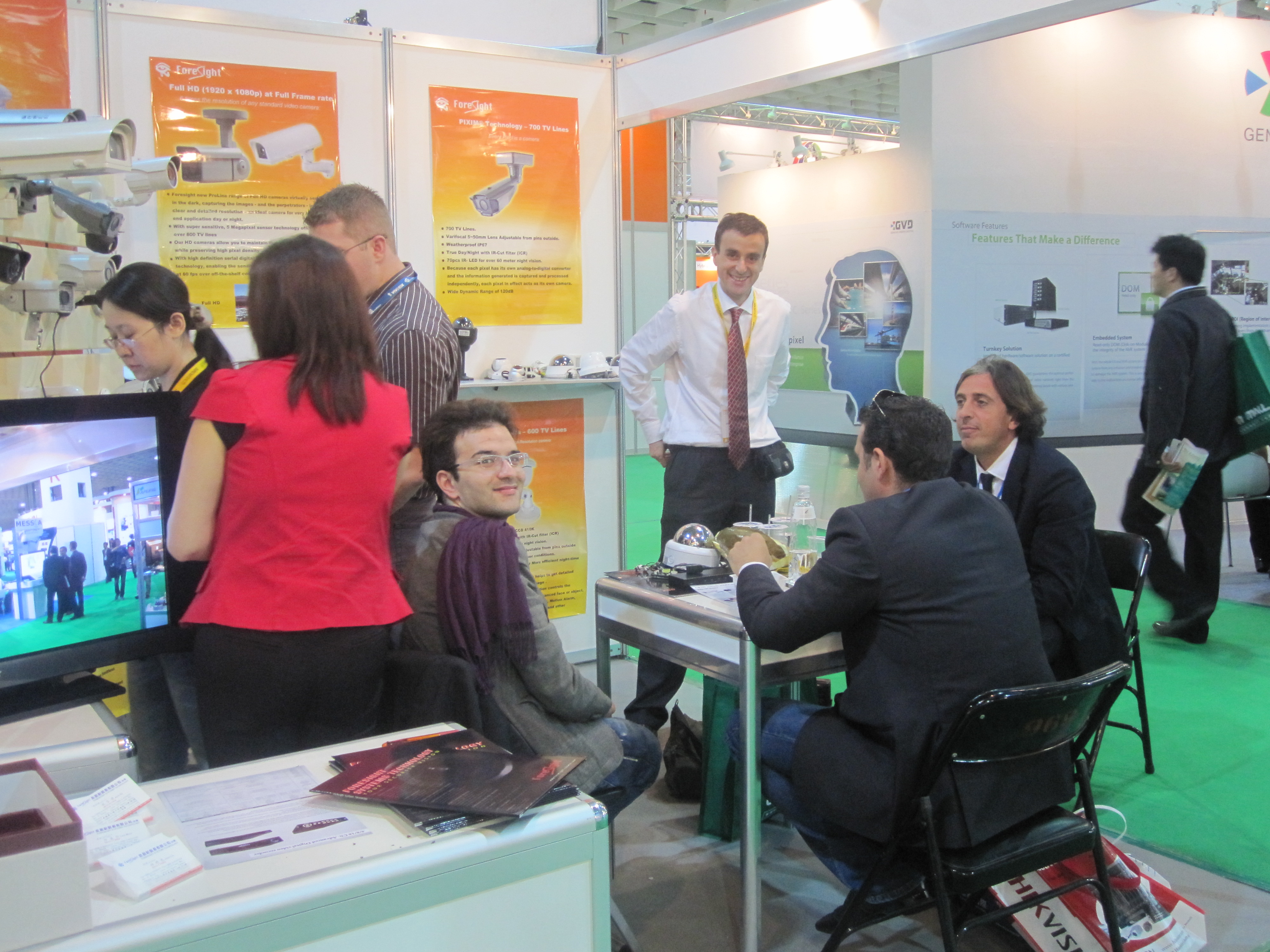 Foresight exhibition booth