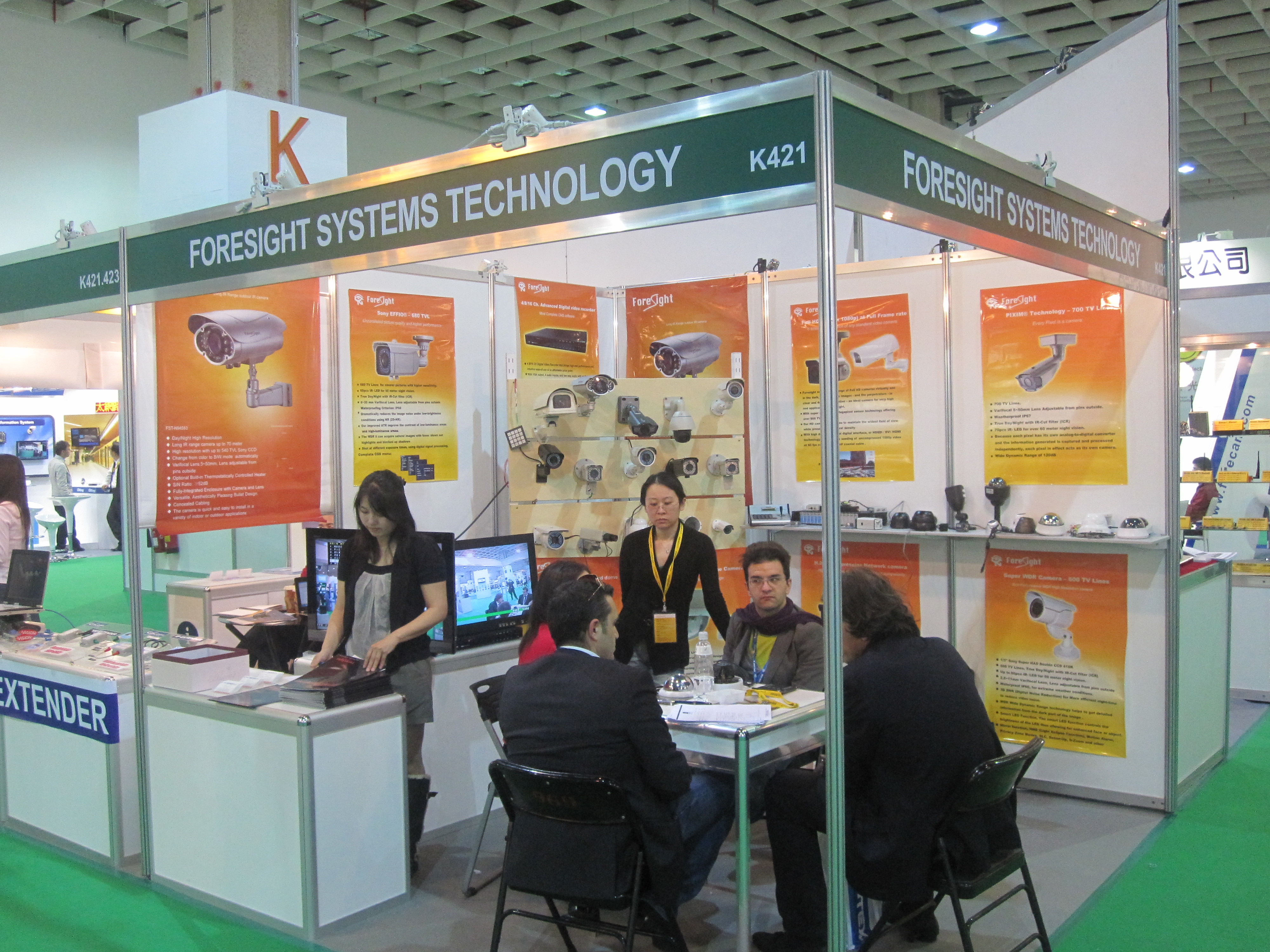 Foresight exhibition booth